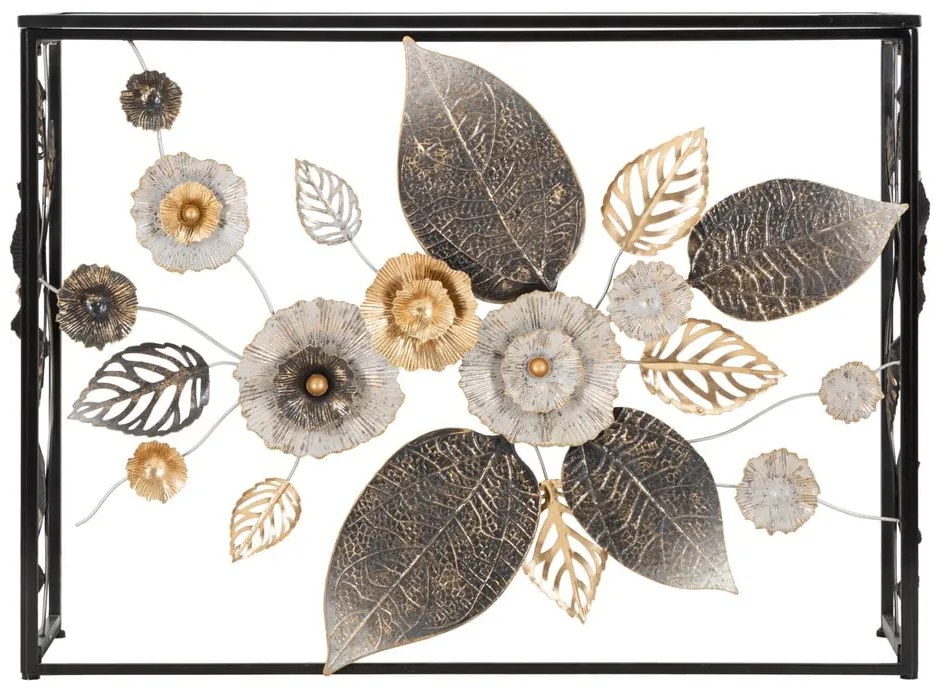 Čierny konzolový stolík 42x112 cm Glam Dark – Mauro Ferretti