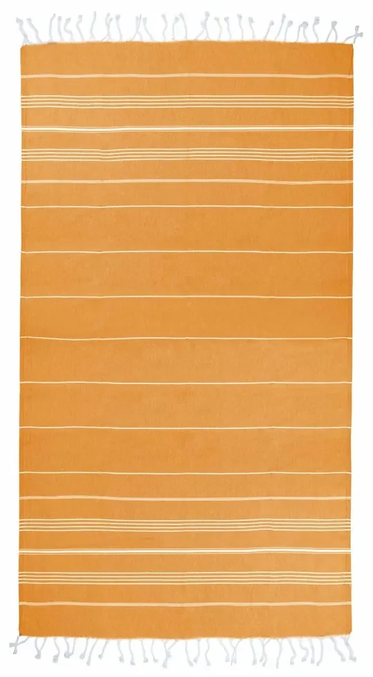 The One Towelling Plážová osuška Hamam Sultan - Čierna / biela | 100 x 180 cm