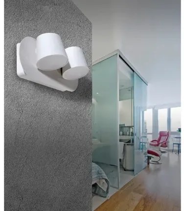 LED nástenné svietidlo Ramona 2 biele