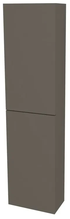 Mereo, Mereo Aira, kúpeľňová skrinka 170 cm vysoká, pravé otváranie, Multidecor, Lávovo sivá, MER-CN794PNLAS1