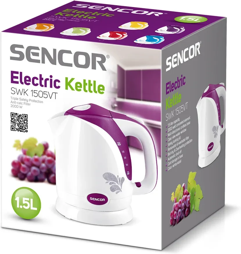 FAST SENCOR SWK 1505VT Rýchlovarná kanvica