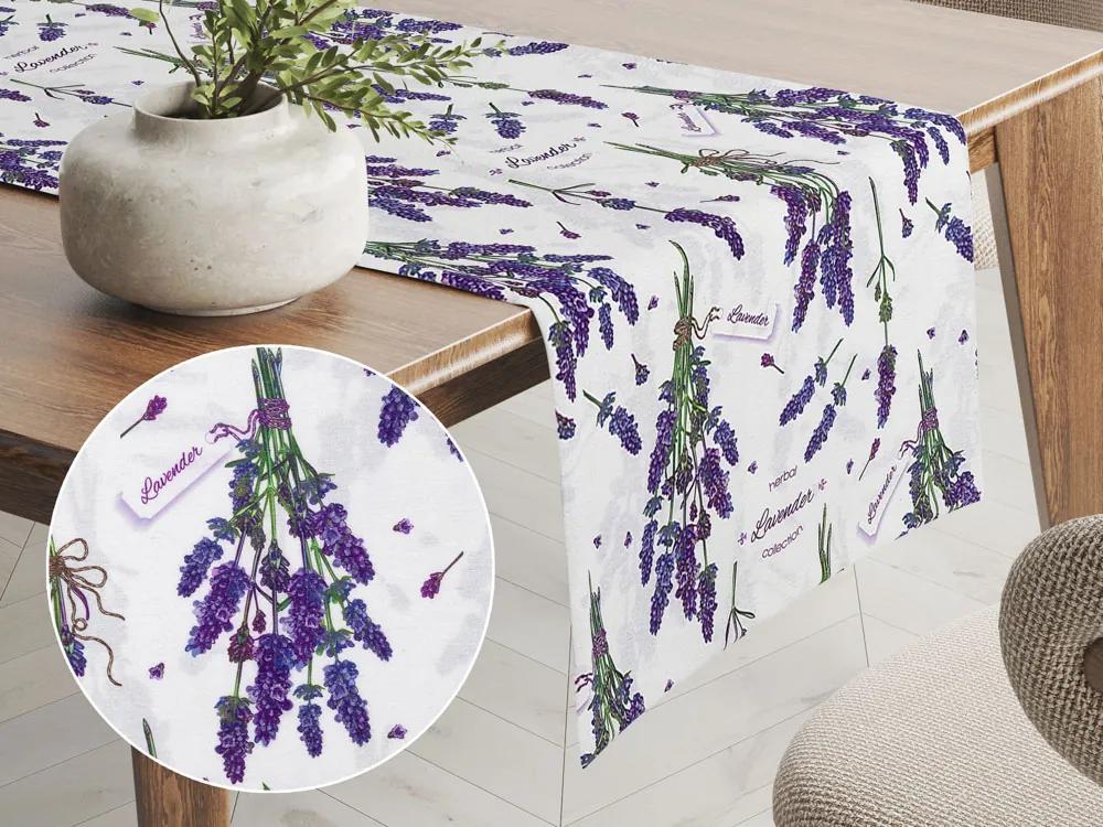 Biante Dekoračný behúň na stôl PML-084 Lavender 20x120 cm