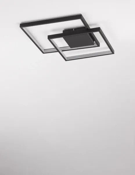 Stropné svietidlo LED so stmievaním Porto 42.5 čierne