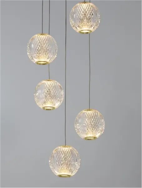 Luster na lanku Brillante 30 zlaté