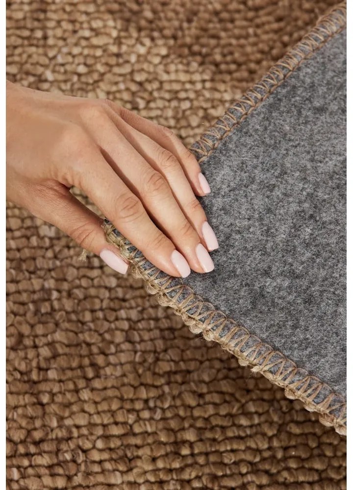 Svetlohnedý prateľný behúň 80x240 cm Rocco Caramel – Elle Decoration