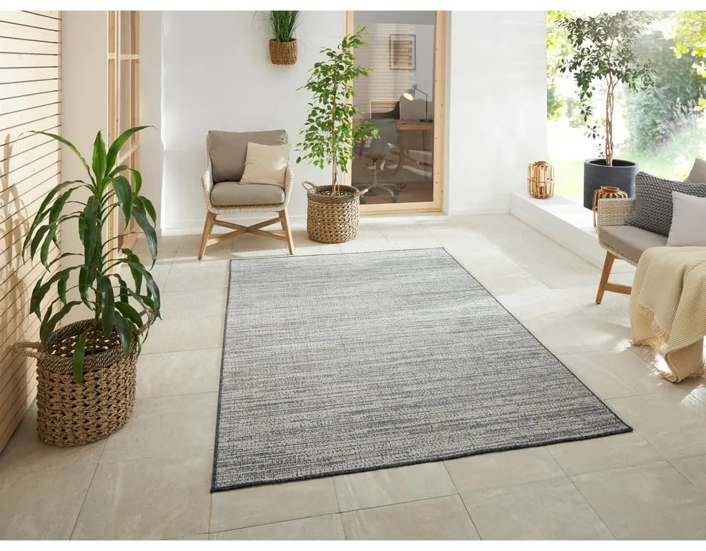 Sivý vonkajší koberec 150x80 cm Gemini - Elle Decoration