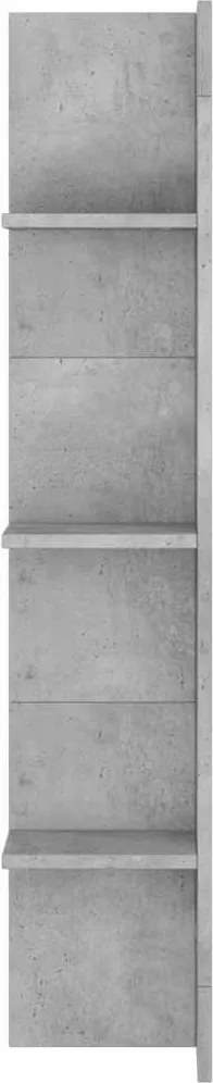 Multidom TV skrinka betónovo sivá 152x22x113 cm kompozitné drevo