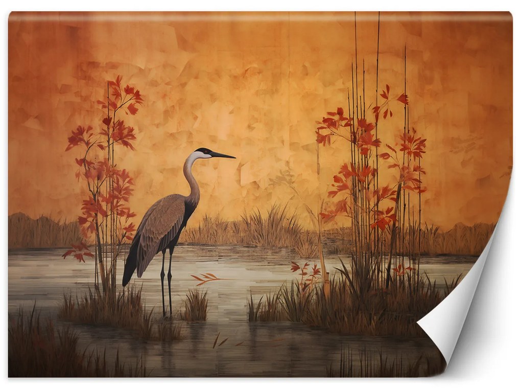 Gario Fototapeta Orientálny žeriav vo vode Materiál: Vliesová, Rozmery: 300 x 210 cm