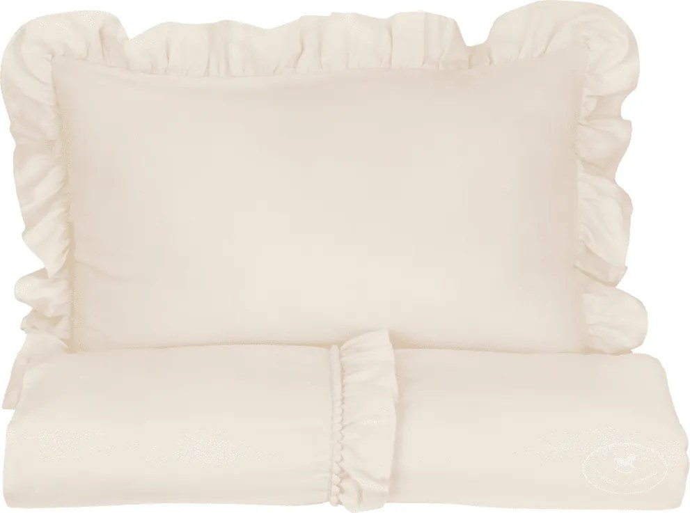 Boho obliečky Junior vanilka 100×135 cm