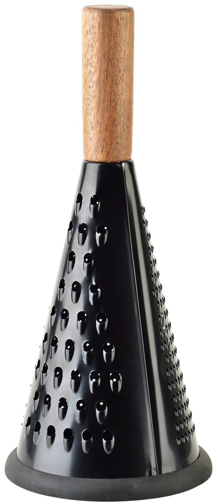 Kuchyňské ocelové struhadlo MODERN KITCHEN 12x12x27,5 cm hnědé/černé