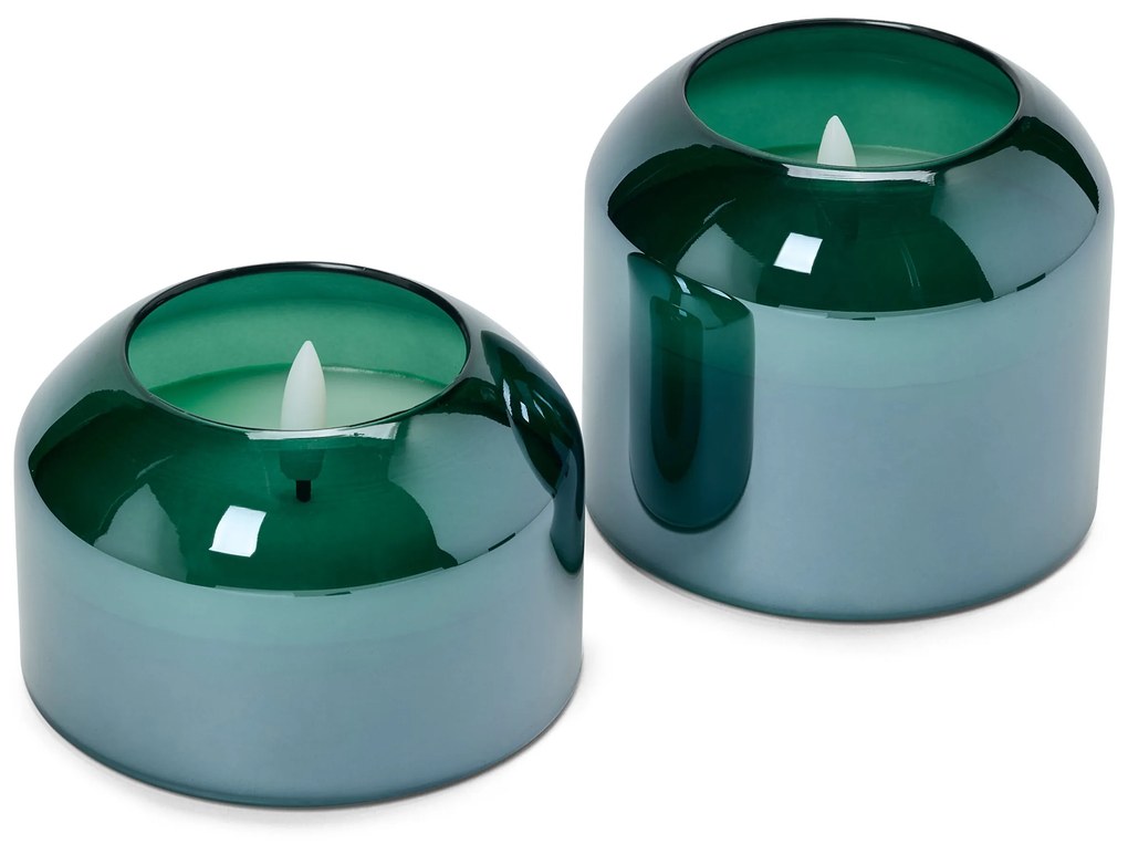 LED svietniky, 2 ks, veľké