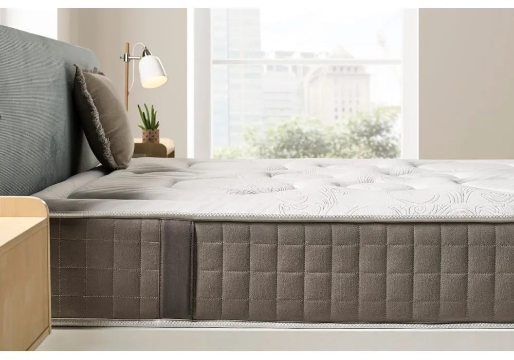 Tvrdý/stredne tvrdý penový obojstranný termoregulačný matrac 200x200 cm HEXAFLEX GEL – Moonia