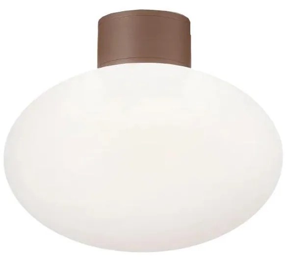 Ideal Lux - Vonkajšie stropné svietidlo CLIO 1xE27/42W/230V IP44 hnedá 326795