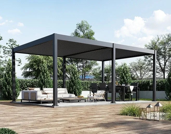 Bioklimatická pergola 6x4 m INTRO DUO Rojaplast