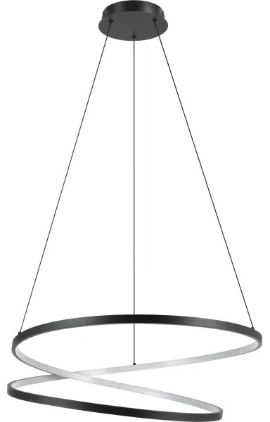 Eglo 901138 - LED Luster na lanku RUOTALE LED/42W/230V 3000K čierna