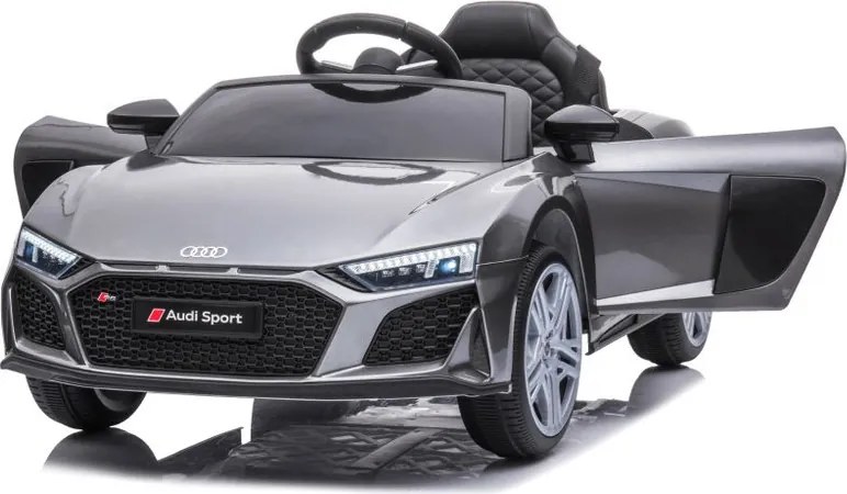 LEAN CARS Elektrické autíčko Audi R8 Lift A300 strieborné
