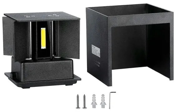 LED Vonkajšie nástenné svietidlo LED/5W/230V 4000K IP65 čierna