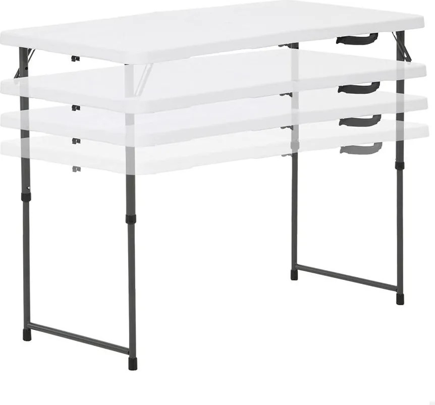 Skladací cateringový/campingový stôl FRANKE staviteľná výška