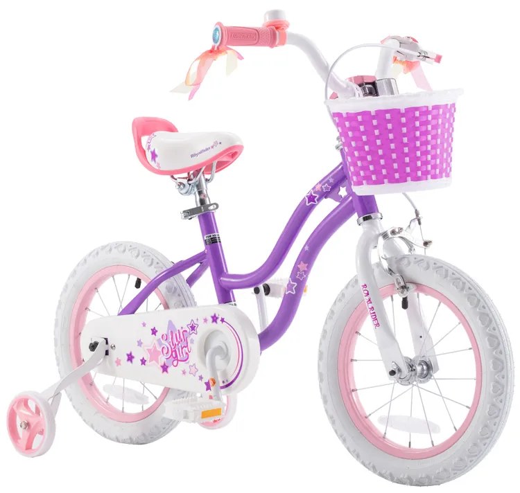 Detský bicykel STAR GIRL 16 RoyalBaby RB16G-1 - fialový