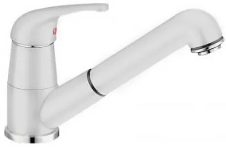 Blanco Daras - S drezová batéria s vyťahovacou sprškou biela 517 735