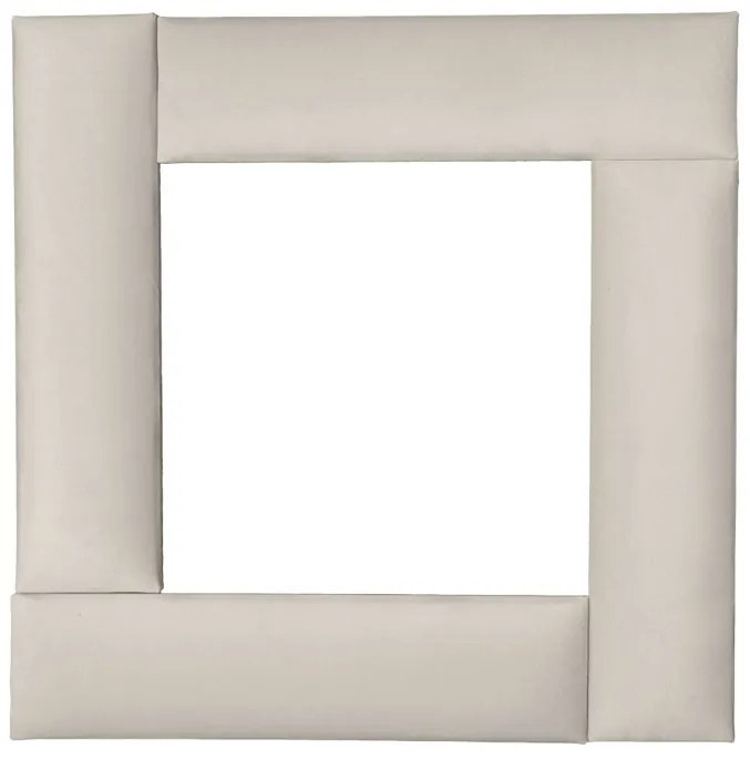 Čalúnený nástenný panel FRAME PAROS 15x60 cm Farba: Béžová