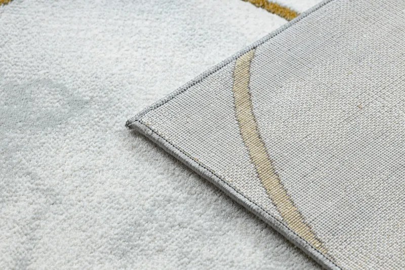 Dywany Łuszczów, Kusový koberec Emerald 1016 cream and gold, 140x190, biela, kancelária