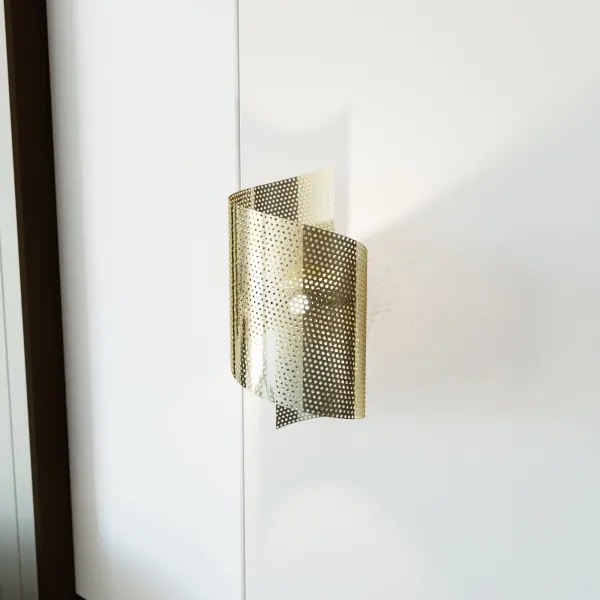 Nástenné svietidlo SPIRAL 1xG9/8W/230V zlatá