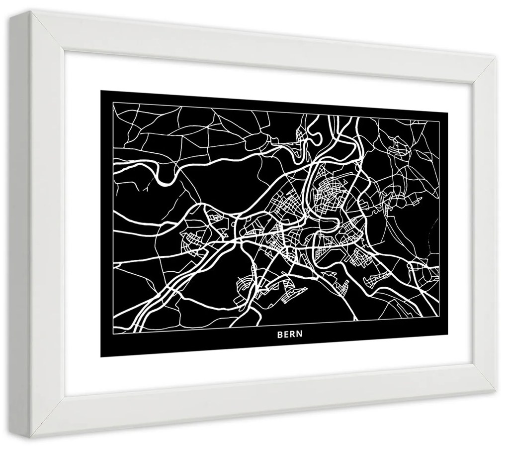 Gario Plagát Plán mesta Brno Farba rámu: Bez rámu, Rozmery: 90 x 60 cm