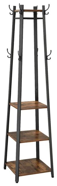 Vešiakový stojan s policami LCR80X