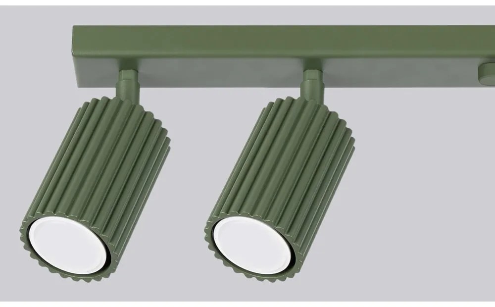 Zelené bodové svietidlo 6,5x117 cm Gleam – Sollux