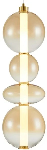 LED Luster na lanku DAPHNE LED/36W/230V zlatá