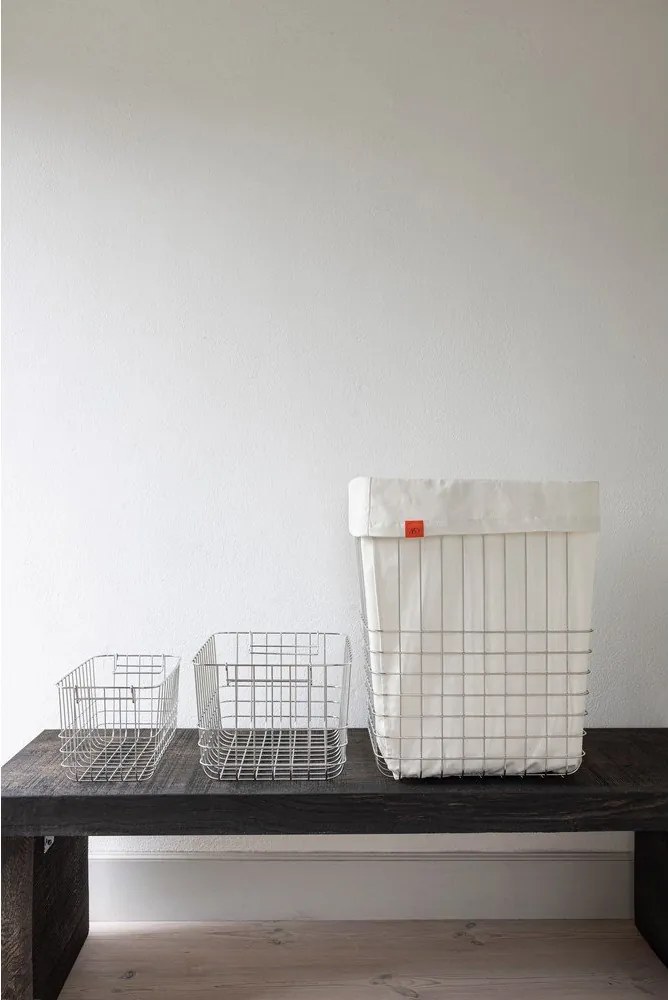 Kovový kôš na bielizeň v striebornej farbe 64 l Store-It – Mette Ditmer Denmark