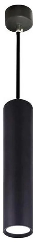 Luster na lanku KARADON 1xGU10/30W/230V 50 cm čierna