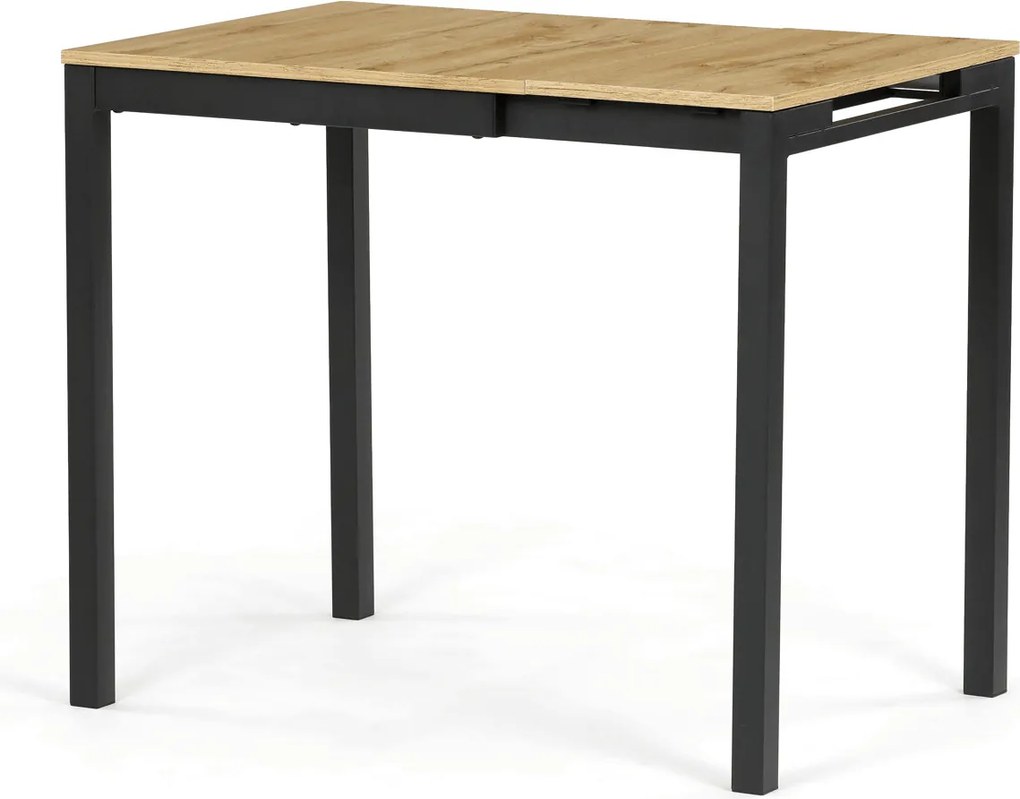 Rozkladací jedálenský stôl MDF/melamín/kov GDT-206 Farba: Dub