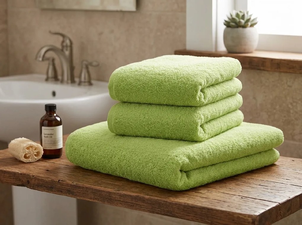 Osuška NORIELLE 70x140 cm zelená, 100% bavlna