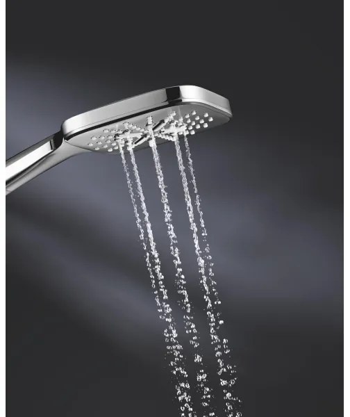 GROHE 26550000 - Ručná sprcha RAINSHOWER SMARTACTIVE 130 CUBE lesklý chróm