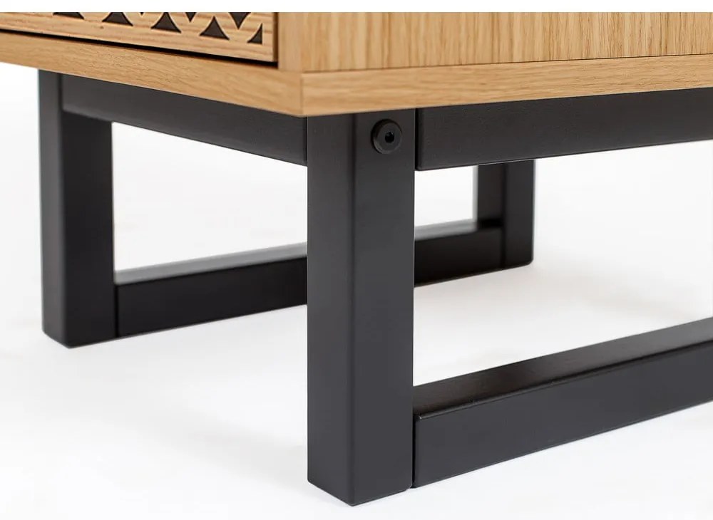 Komoda v dubovom dekore Woodman Camden Diamond, 40 x 123 cm