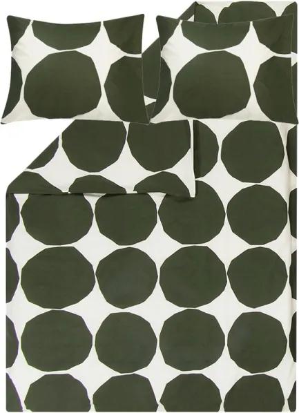 Obliečky Kivet 150x210 50x60, bavlnené, čierno-biele