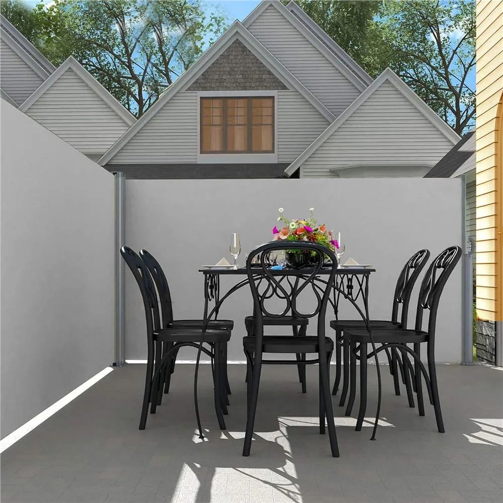 Bočná markíza 180 x 350 cm SPRINGOS AW0006 - sivá