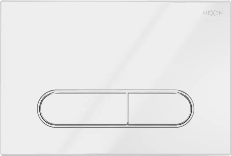 Mexen Fenix 11 splachovacie tlačidlo, Biela - 601100