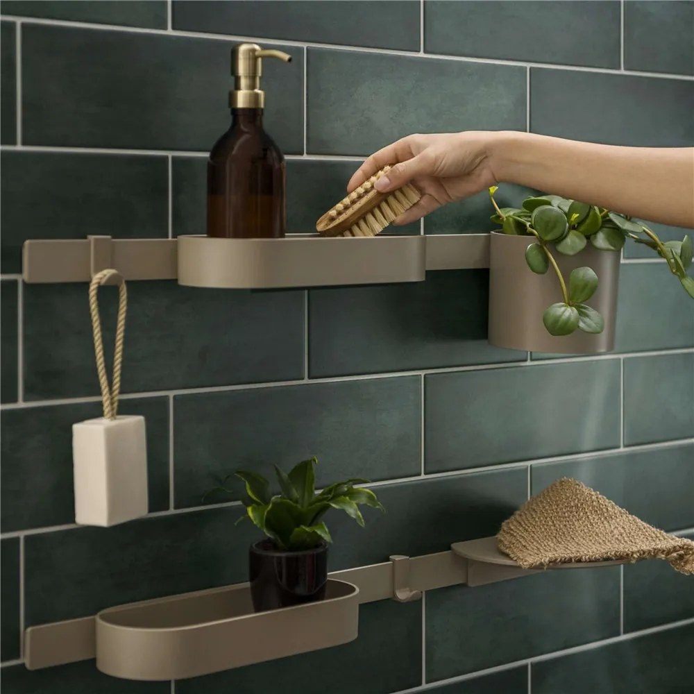 HANSGROHE WallStoris Planet Edition široký háčik na uterák (2 ks), Sand (recyklovaný), 28915210