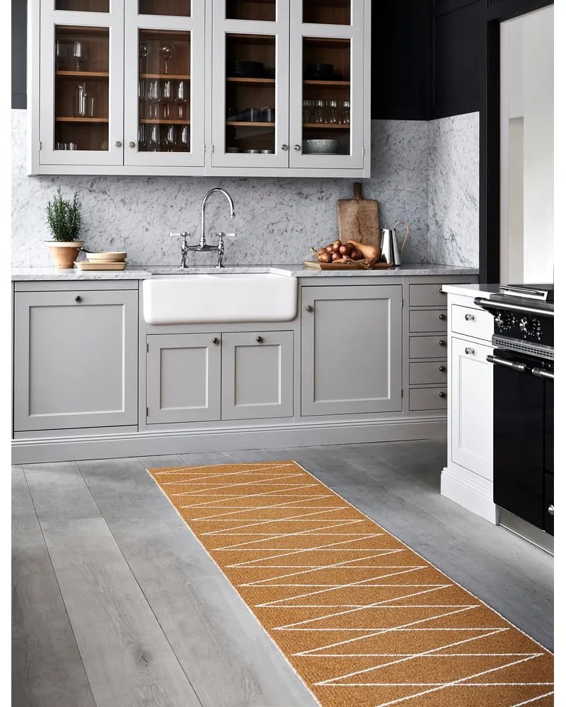 Okrovožltý vnútorný a vonkajší behúň 70x320 cm Max Ochre – Pappelina