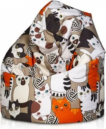 Sedací vak Sako Modern polyester - Príšerky