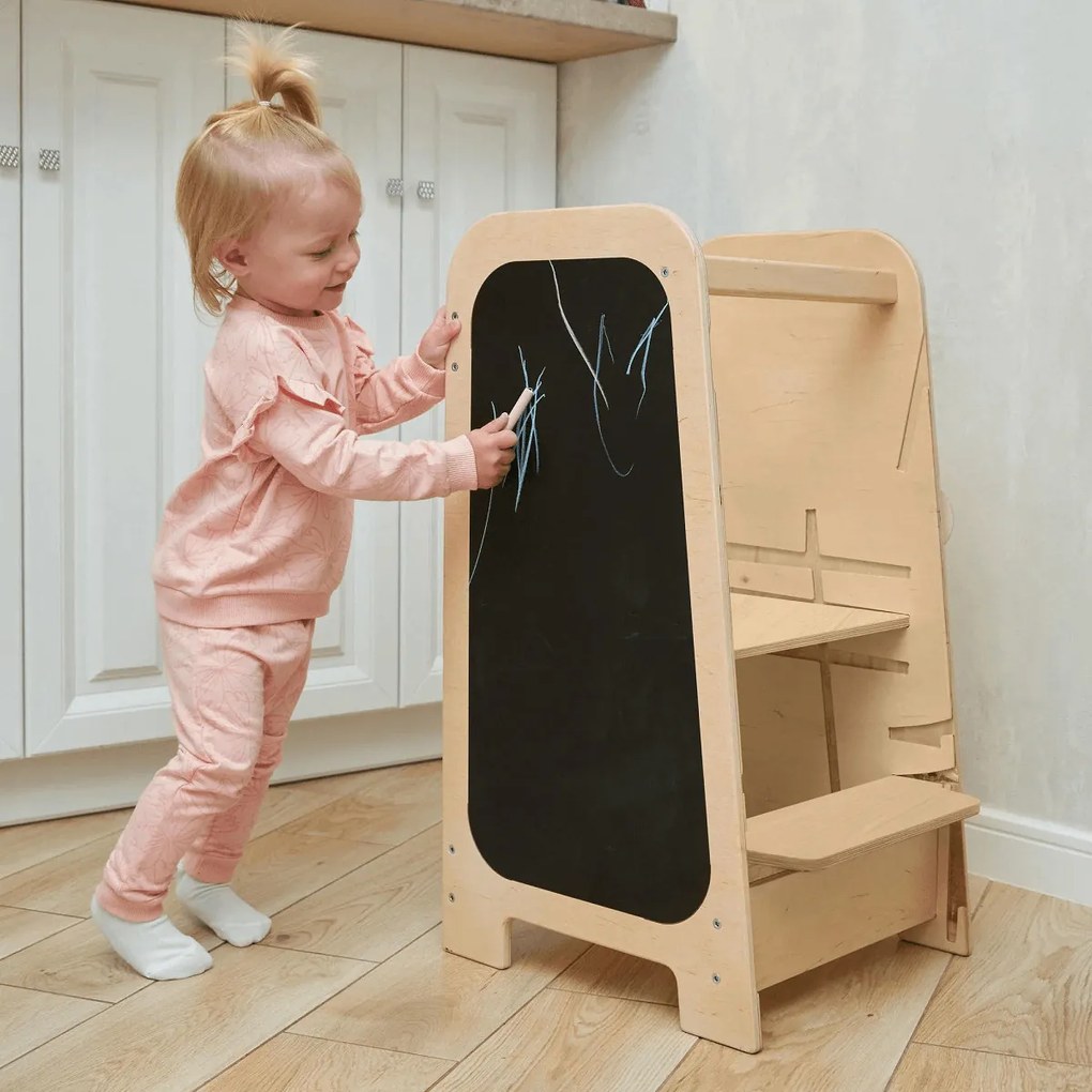 Rastúca učiaca veža 5v1 Play, 75 cm – mätová