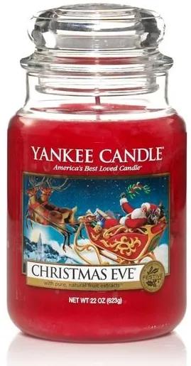 Yankee Candle červené vonná sviečka Christmas Eve Classic veľká