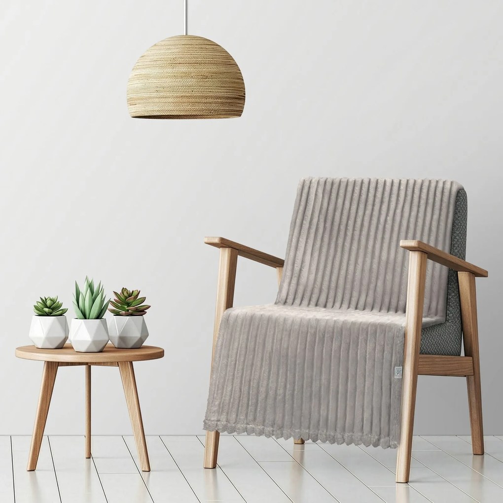 DEKA Z MIKROFLANELU SOFT 70X160 CM BÉŽOVÁ