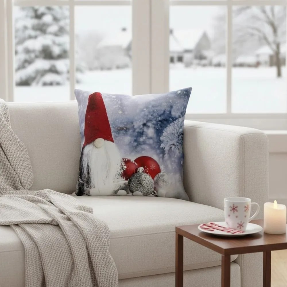 Polášek Vianočný dekoračný poťah na vankúš - Trpaslík | 40 x 40 cm