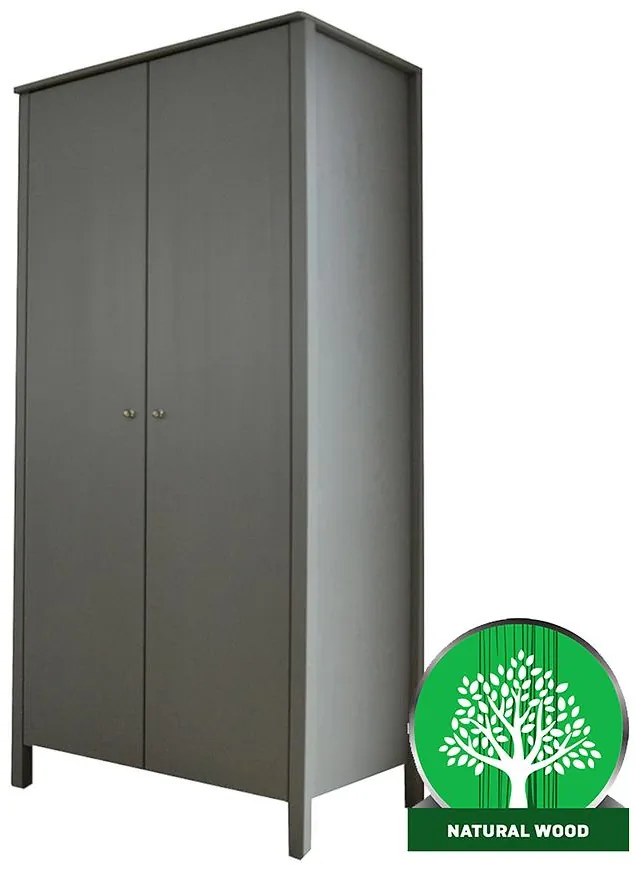 Skriňa II Oskar 90x180x53 Šedá