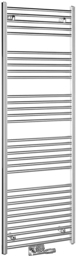Aqualine Aqualine, ALYA vykurovacie teleso rovné 600x1785mm, stredové pripojenie, chróm, LLS306