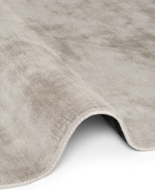 Koberec JANE strieborný kruh